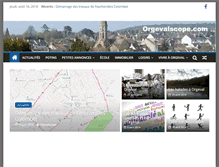 Tablet Screenshot of orgevalscope.com